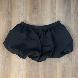 Express Bubble Hem Mini Skirt